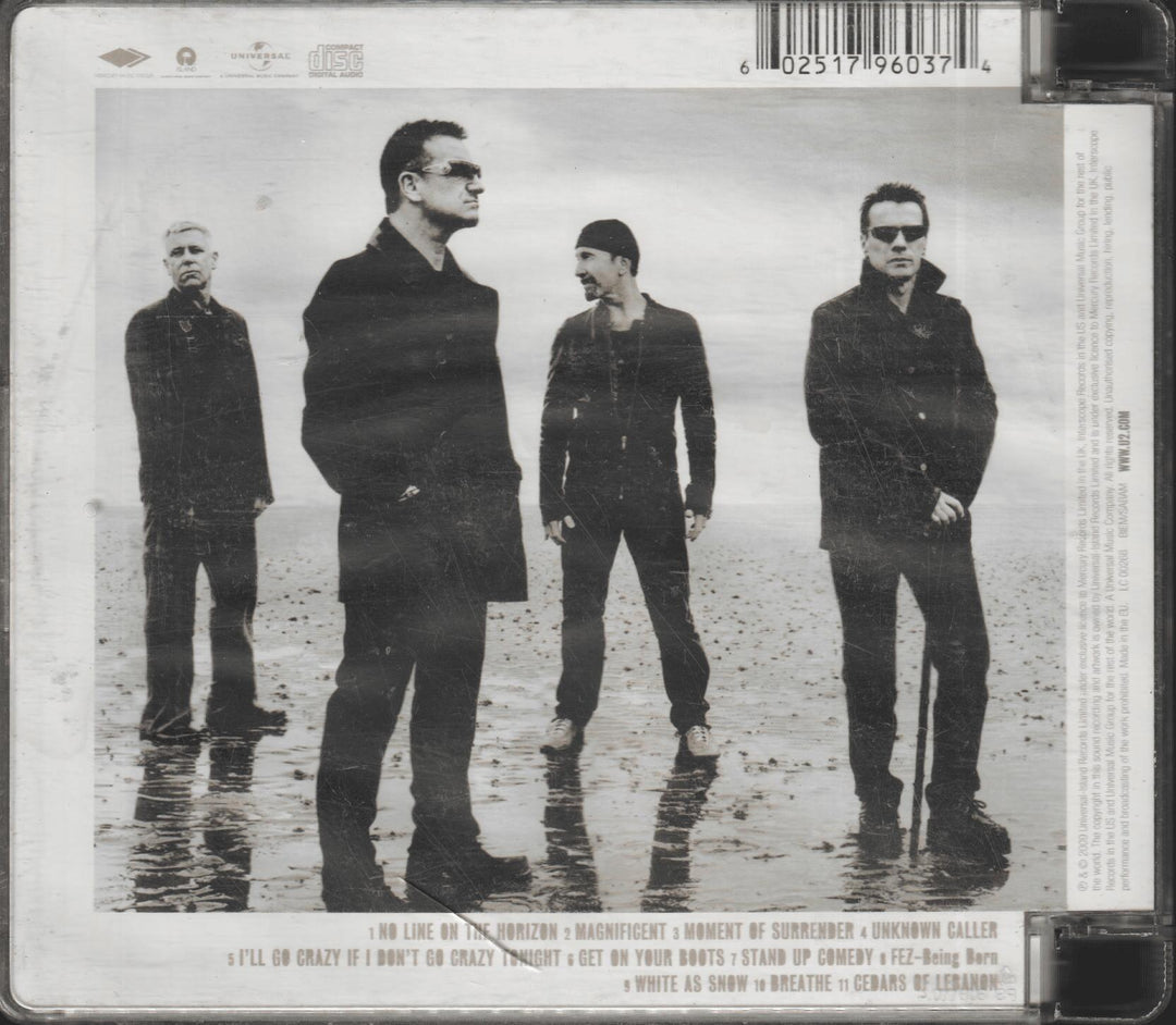U2 - No Line On The Horizon (2009). CD.