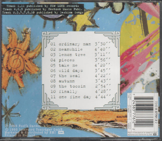Fool's Garden - Dish Of The Day (1995). CD.