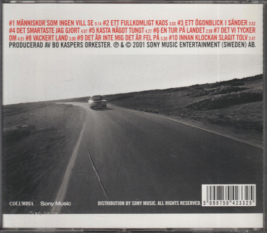 Bo Kaspers Orkester - Kaos (2001). CD.