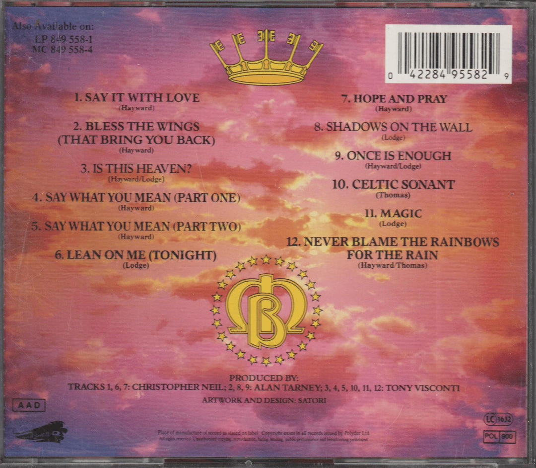 The Moody Blues - Keys Of The Kingdom (1991). CD.