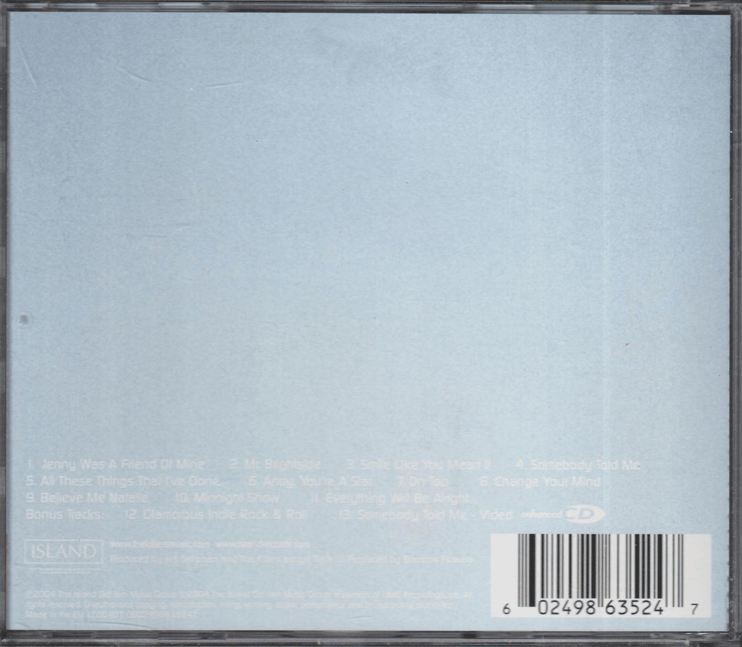 The Killers - Hot Fuss (2004). CD.