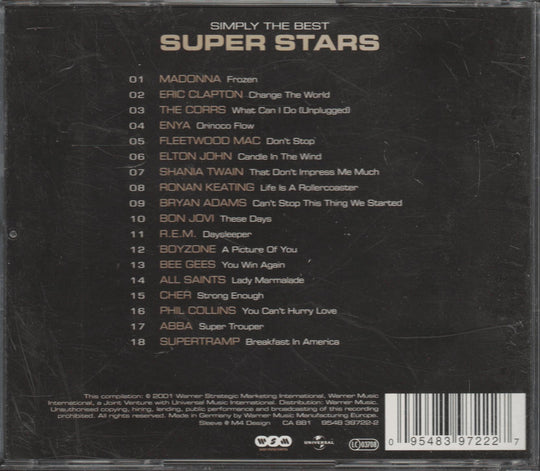 Various Artists - Super Stars (2000). CD.