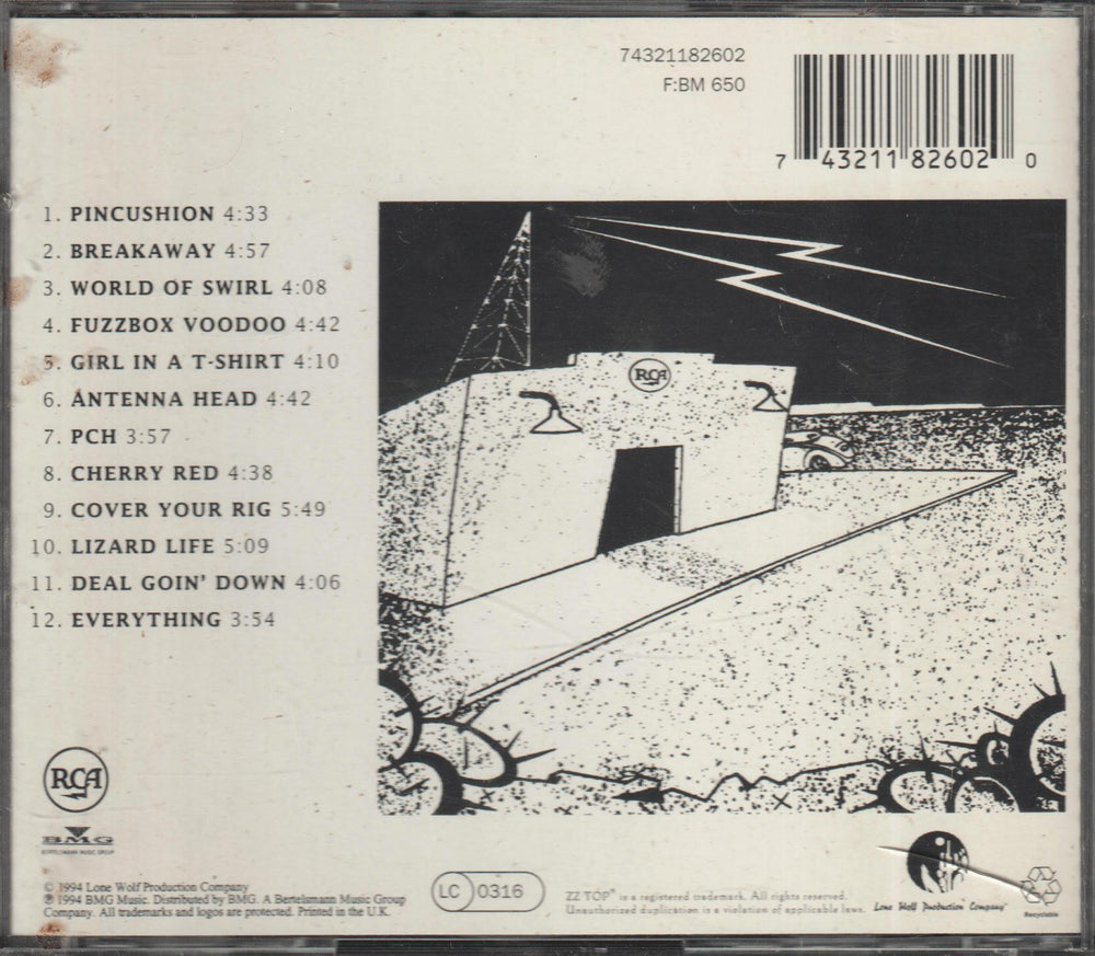 ZZ Top - Antenna (1994). CD.