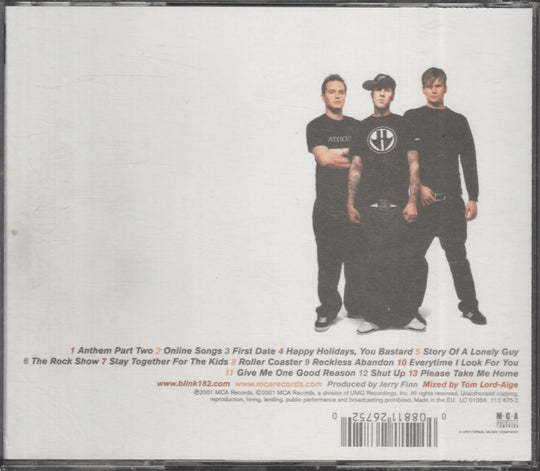 Blink-182 - Take Off Your Pants And Jacket (2001). CD.