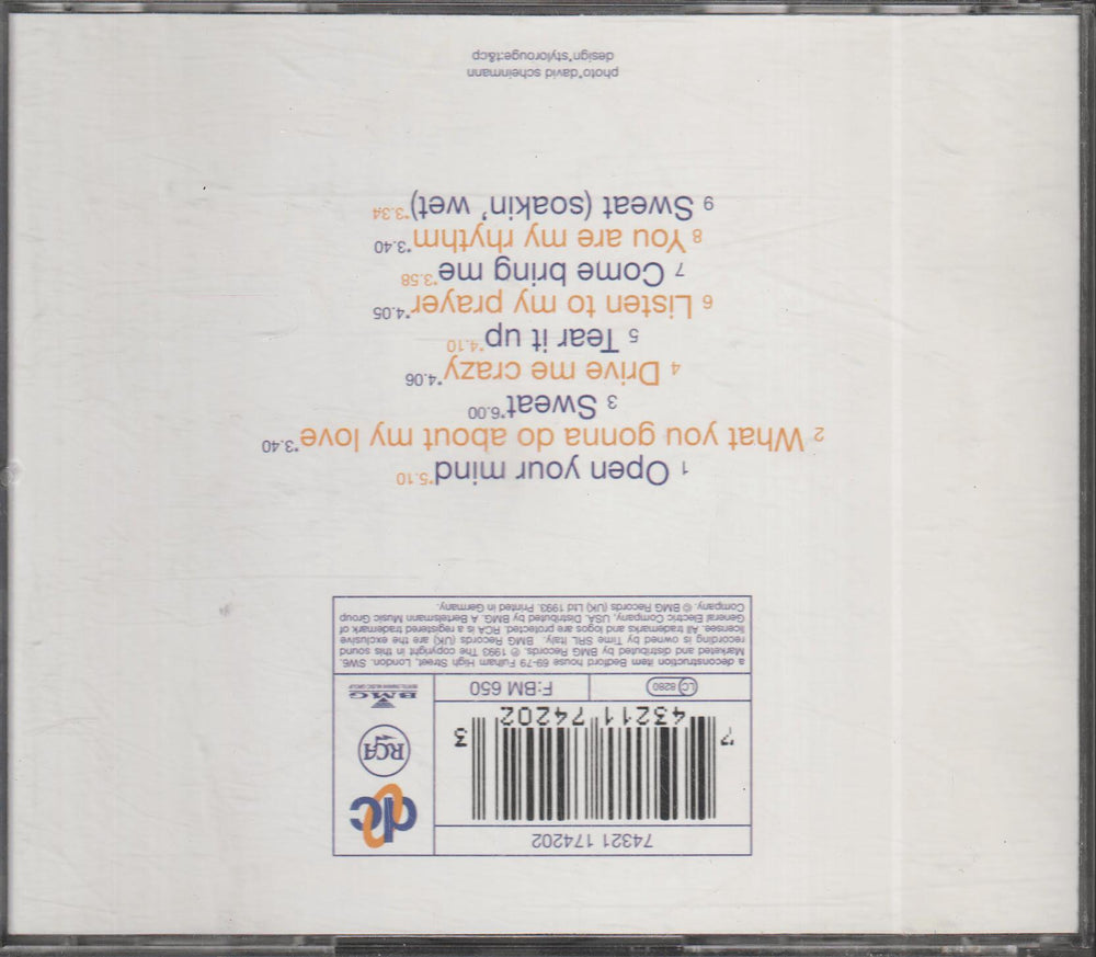 U.S.U.R.A. - Open Your Mind: The Album (1993). CD.