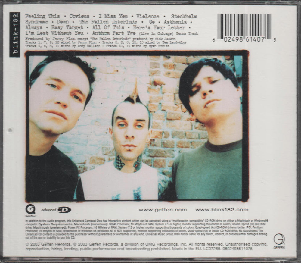 Blink-182 - Blink-182 (2003). CD.