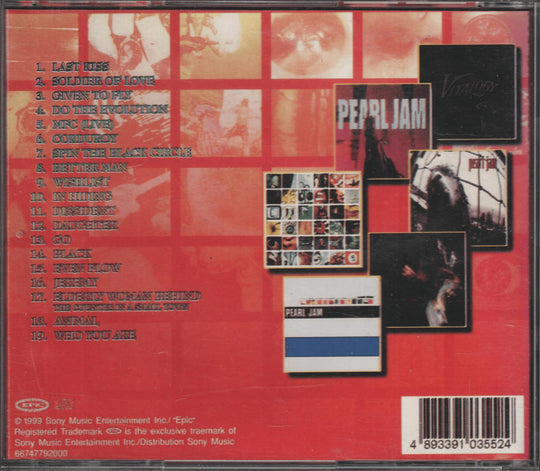 Pearl Jam - Greatest Hits (Compilation). CD.