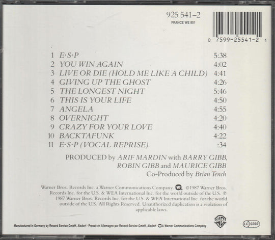 Bee Gees - E.S.P. (1987). CD.