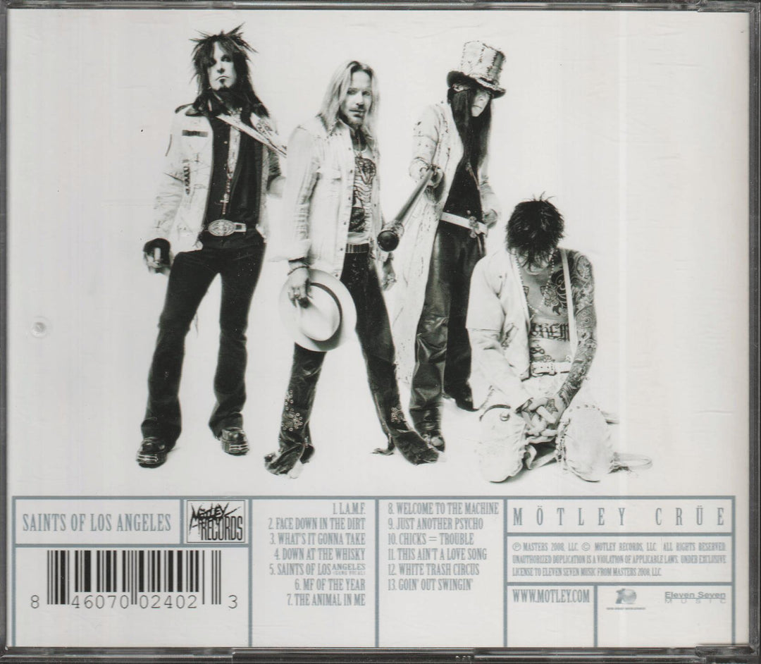 Mötley Crüe - Saints Of Los Angeles (2008). CD.