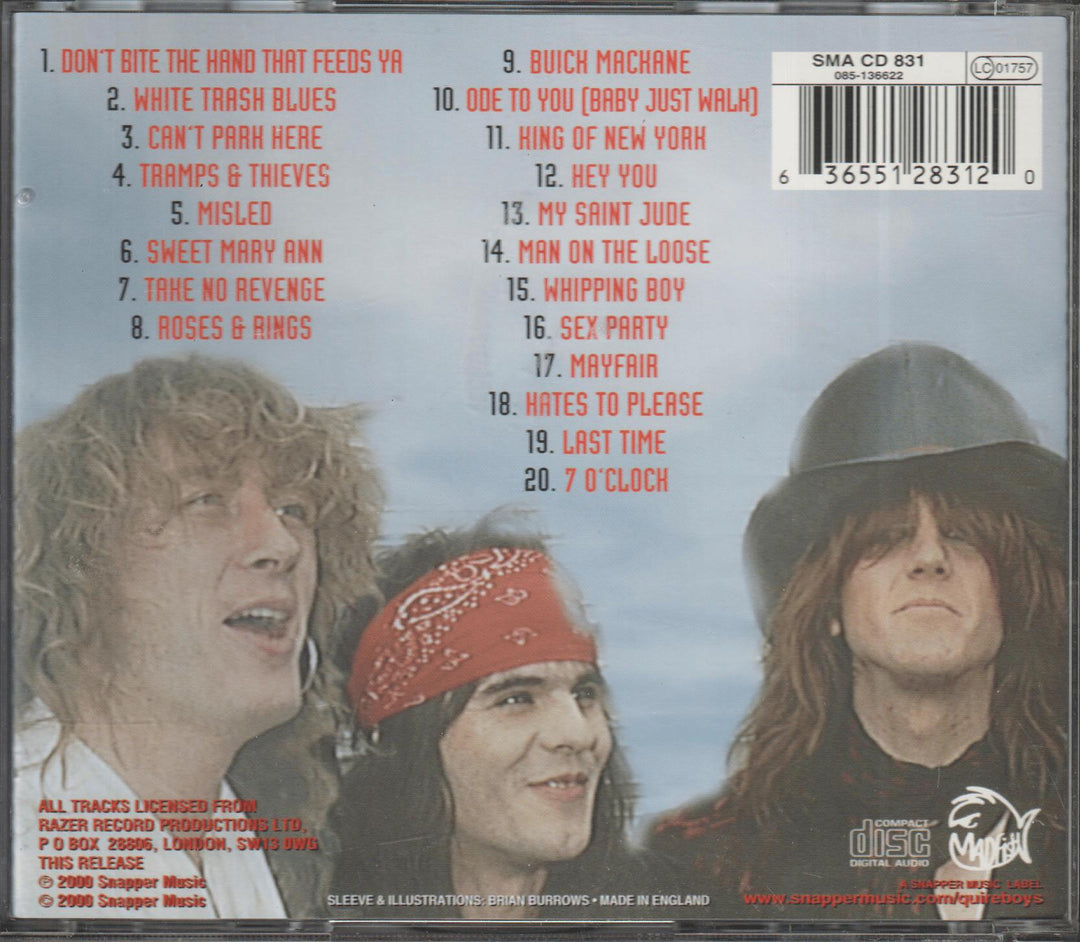 The Quireboys - Lost In Space (2000). CD.