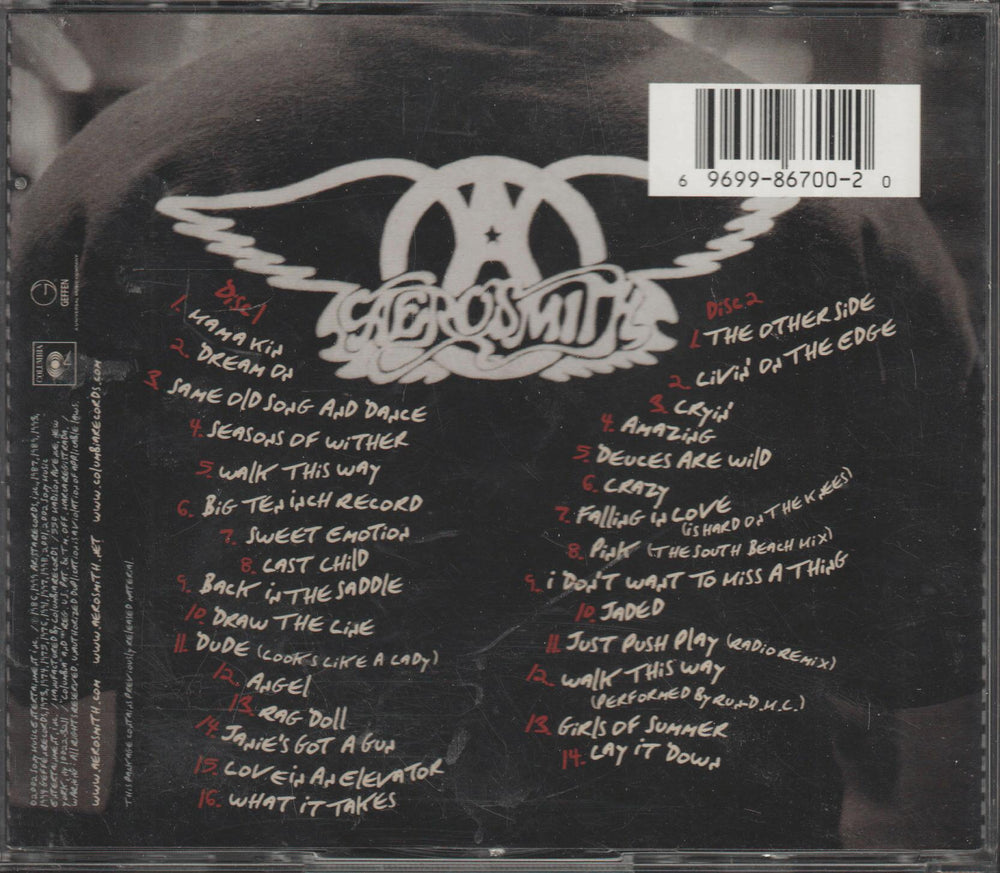 Aerosmith - O, Yeah! Ultimate Aerosmith Hits (2002). CD.