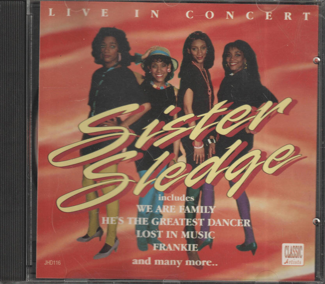 Sister Sledge - Live In Concert (1995). CD.