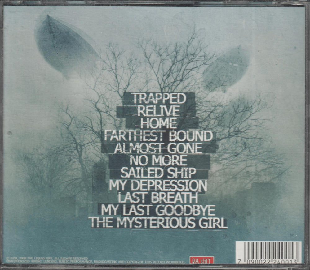 Liquid Fire - Trapped (2007). CD.