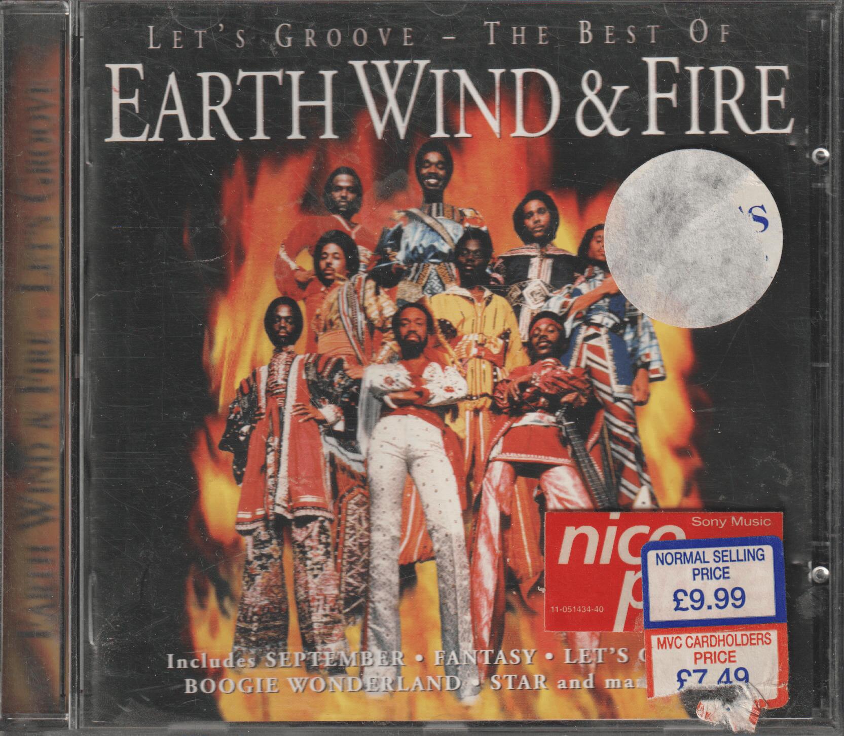 Earth, Wind & Fire - Let's Groove: The Best Of (2002). CD.