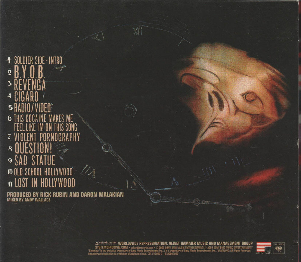 System Of A Down - Mezmerize (2005). CD.