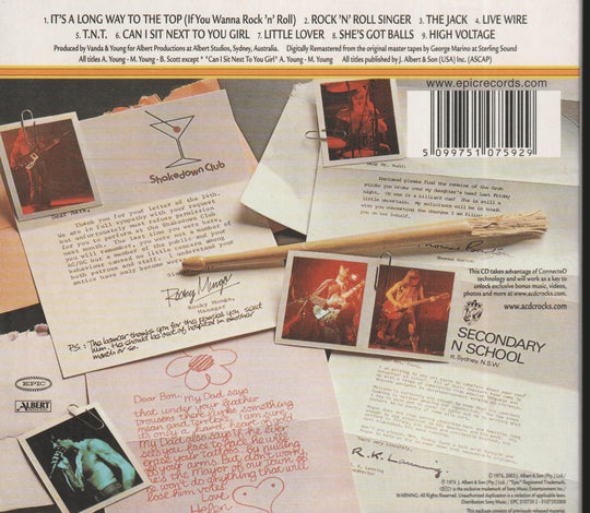 AC/DC - High Voltage (1976/International Edition). CD.