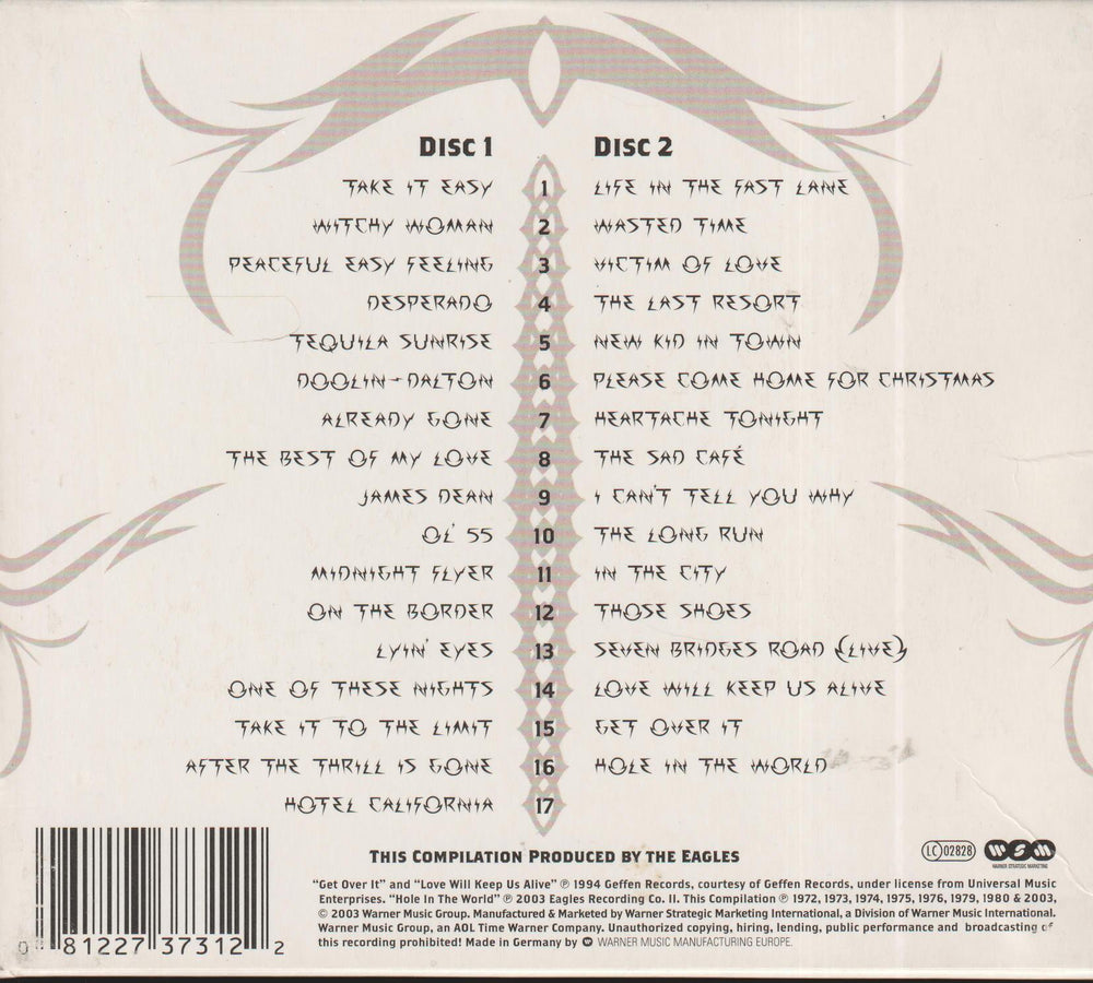 Eagles - The Complete Greatest Hits (2003). 2CD.