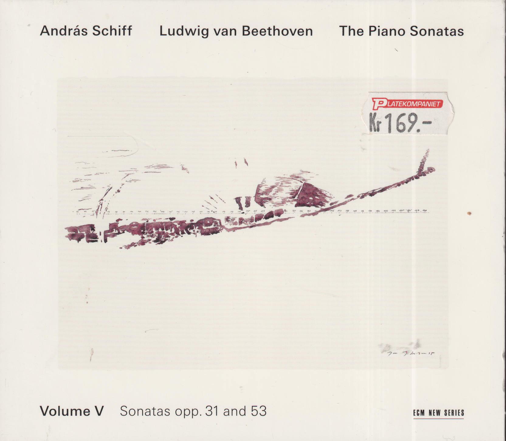 András Schiff / Ludwig van Beethoven - The Piano Sonatas, Vol. V (Sonatas opp. 31 and 53). CD.