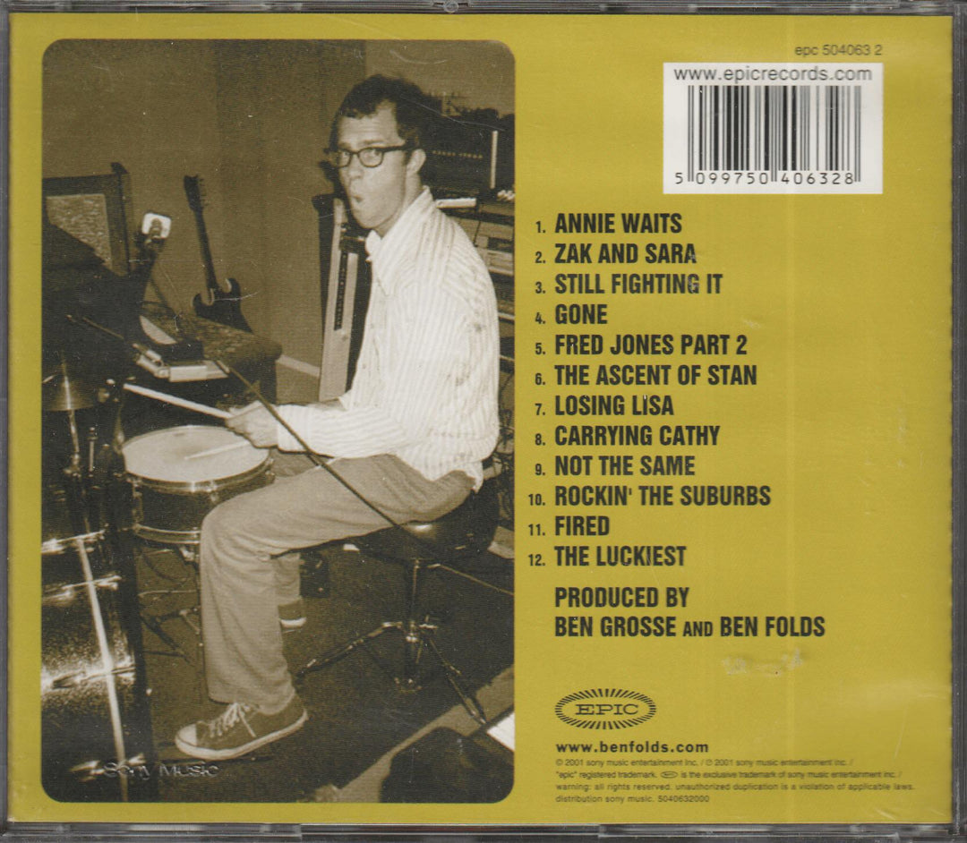Ben Folds - Rockin' the Suburbs (2001). CD.