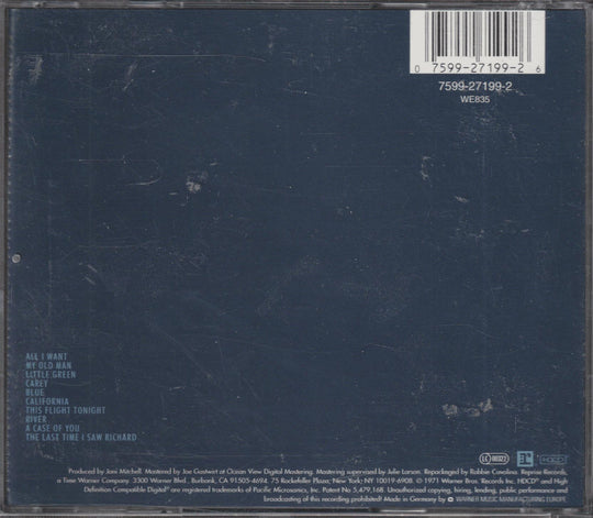 Joni Mitchell - Blue (Digitally Remastered)