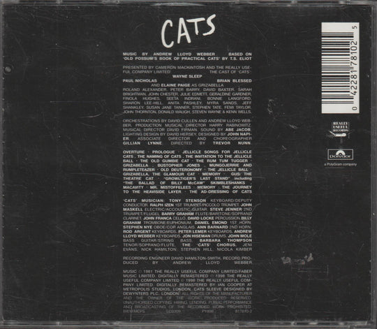 Andrew Lloyd Webber - Cats (Original London Cast Recording, 2 CD)