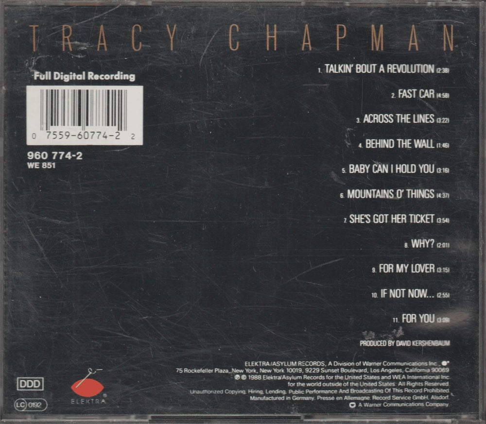 Tracy Chapman - Tracy Chapman (1988)