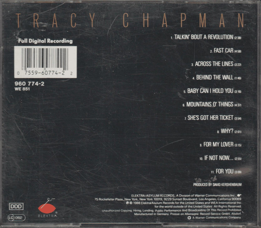 Tracy Chapman - Tracy Chapman (1988)