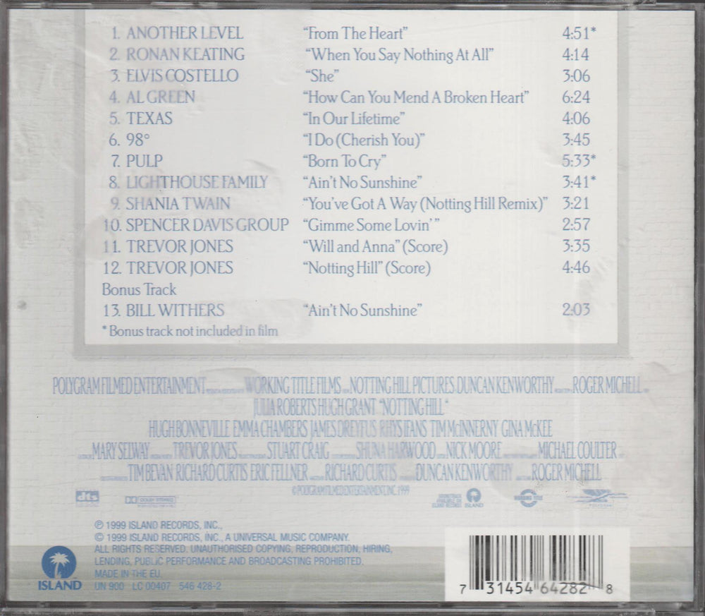 Various Artists / Soundtrack - Notting Hill (1999)