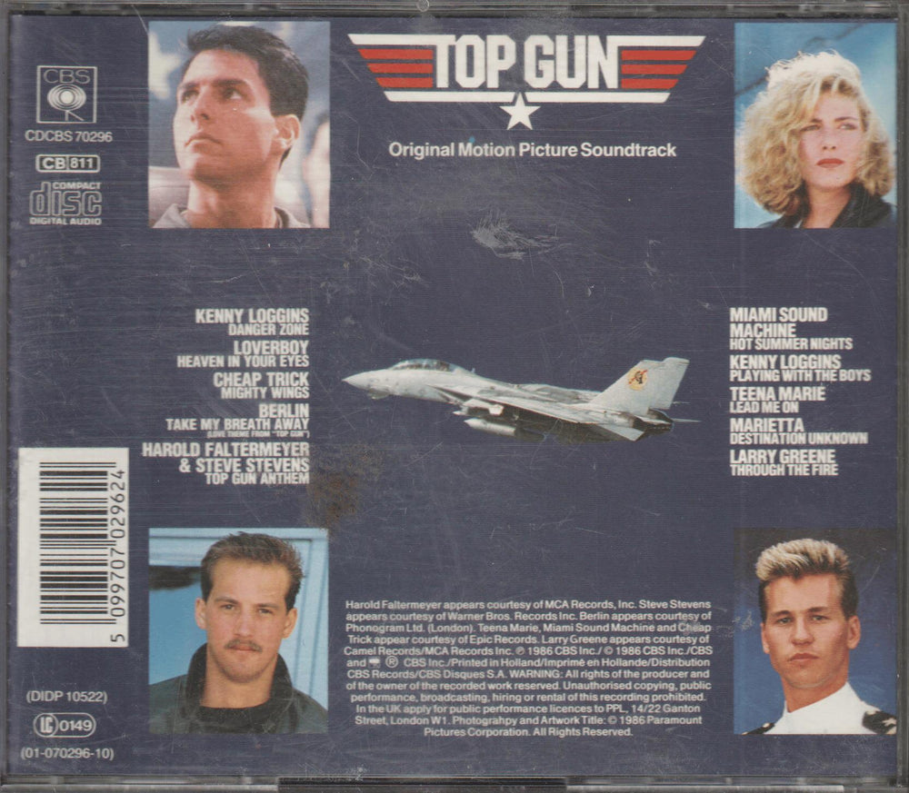 Diverse artister - Top Gun (Original Motion Picture Soundtrack) (1986)
