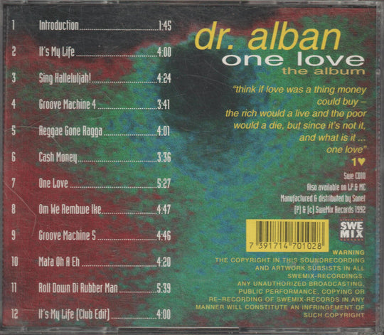 Dr. Alban - One Love (The Album) (1992)