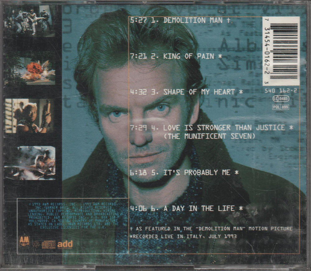 Sting - Demolition Man (Mini Album) (1993)