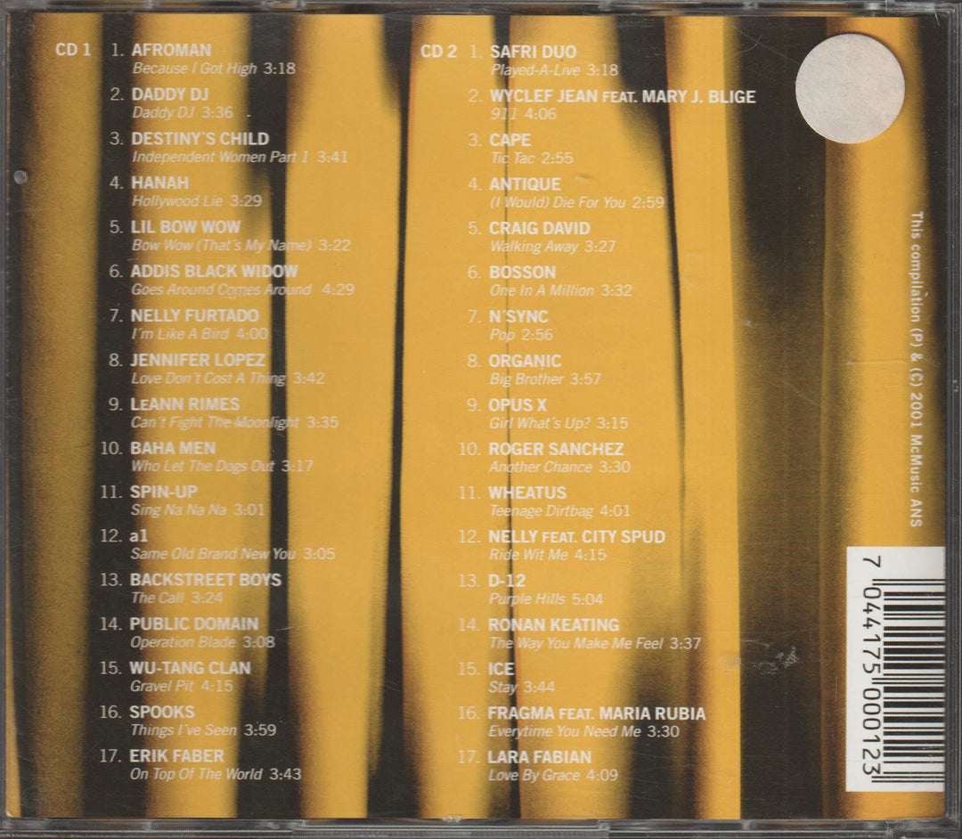 Diverse artister - McMusic Hits 2001 (2001)