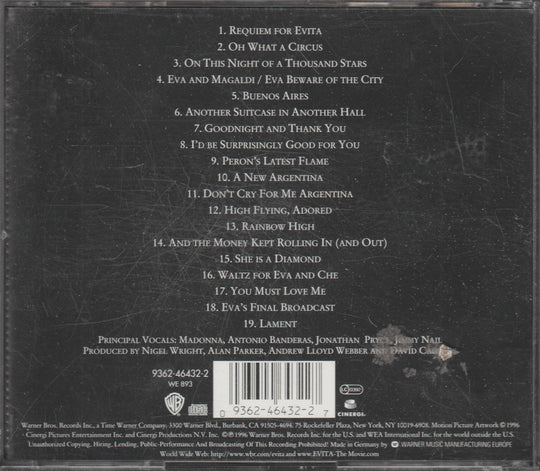Diverse artister - Evita (Music From The Motion Picture) (1996)