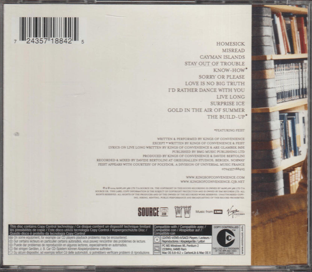 Kings of Convenience - Riot on an Empty Street (2004)