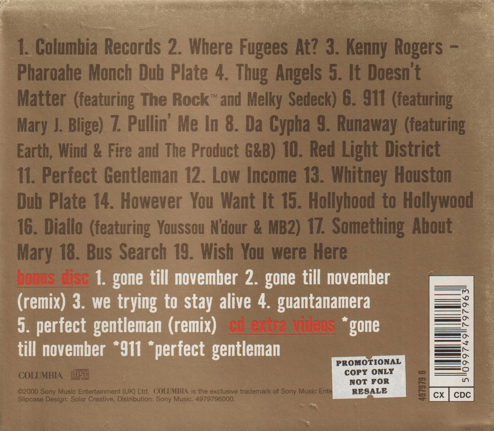 Wyclef Jean - The Eclectic: 2 Sides II A Book (2000)
