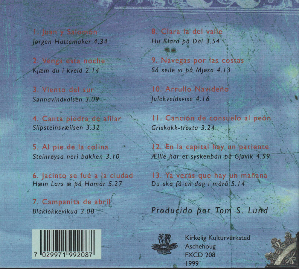 Katia Cardenal - Navegas por las costas (Katia Cardenal canta Alf Prøysen) (1999)