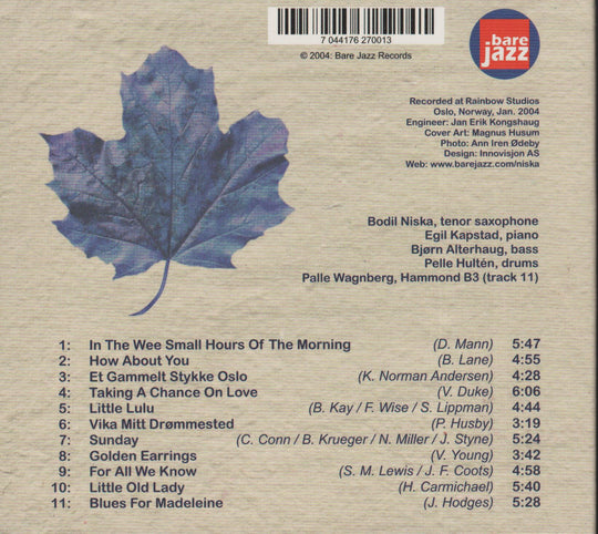 Bodil Niska - Blue (2000)