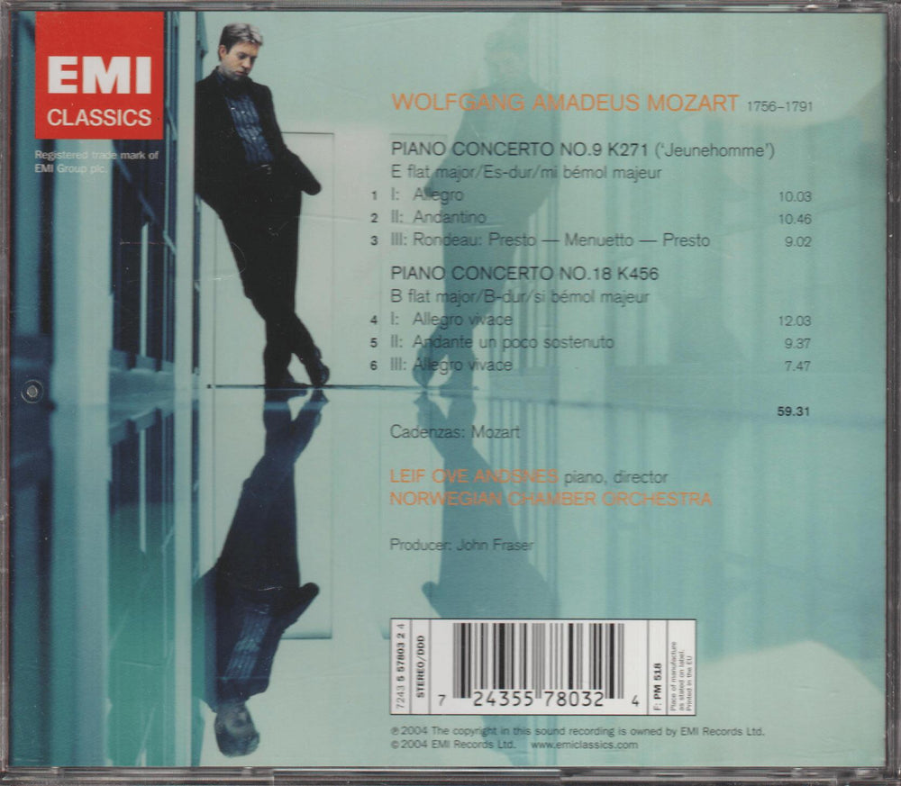 Mozart / Leif Ove Andsnes / Det Norske Kammerorkester - Piano Concertos 9 & 18 (2004)