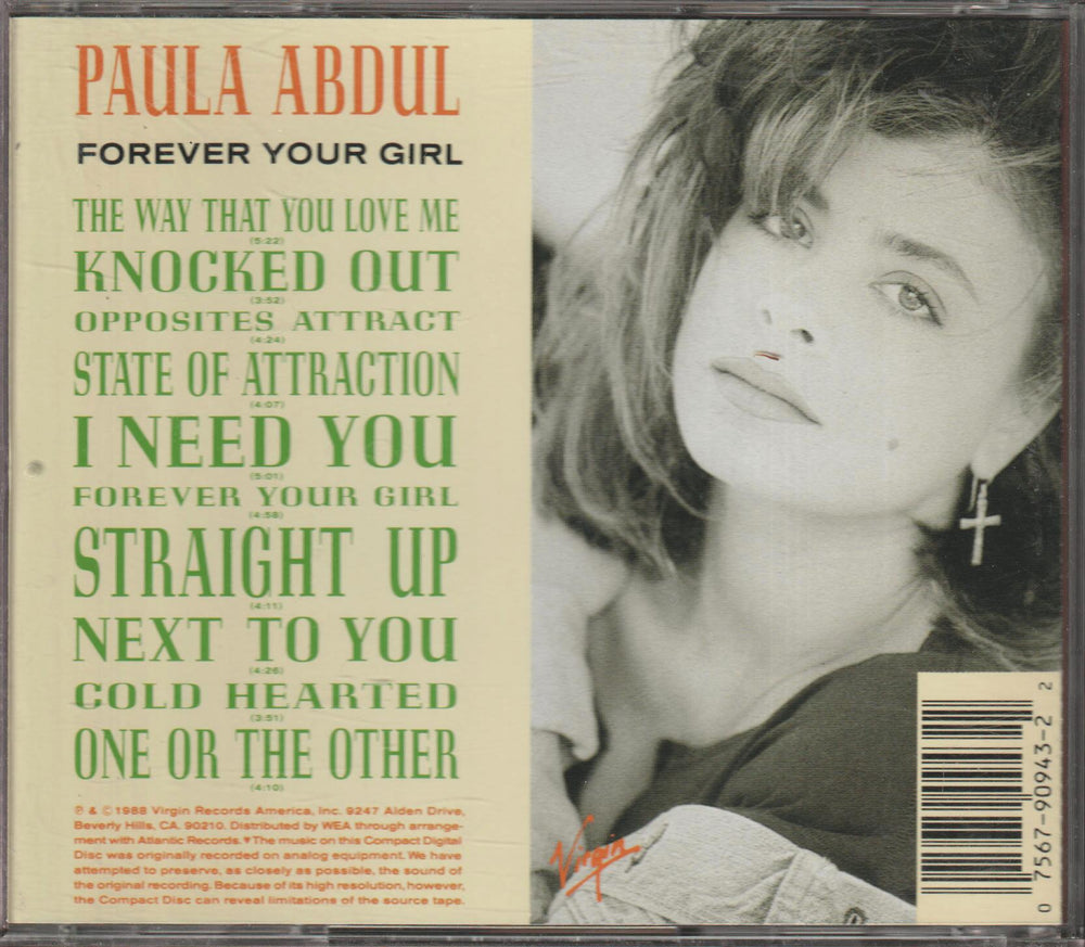 Paula Abdul - Forever Your Girl (1988)