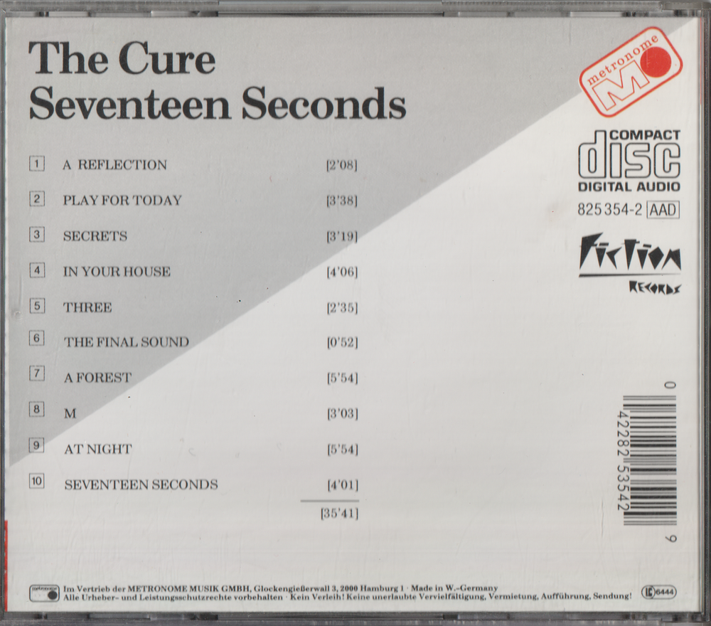 The Cure - Seventeen Seconds (1980)
