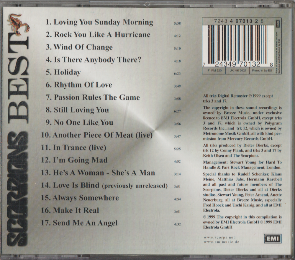 Scorpions - Best (1999)