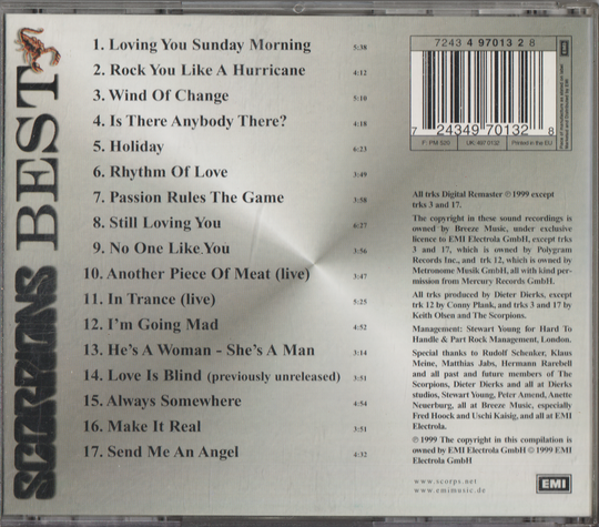 Scorpions - Best (1999)