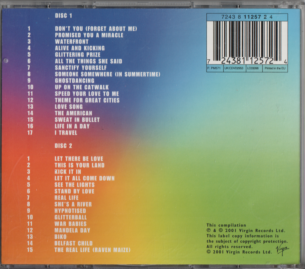 Simple Minds - The Best of Simple Minds (2001)