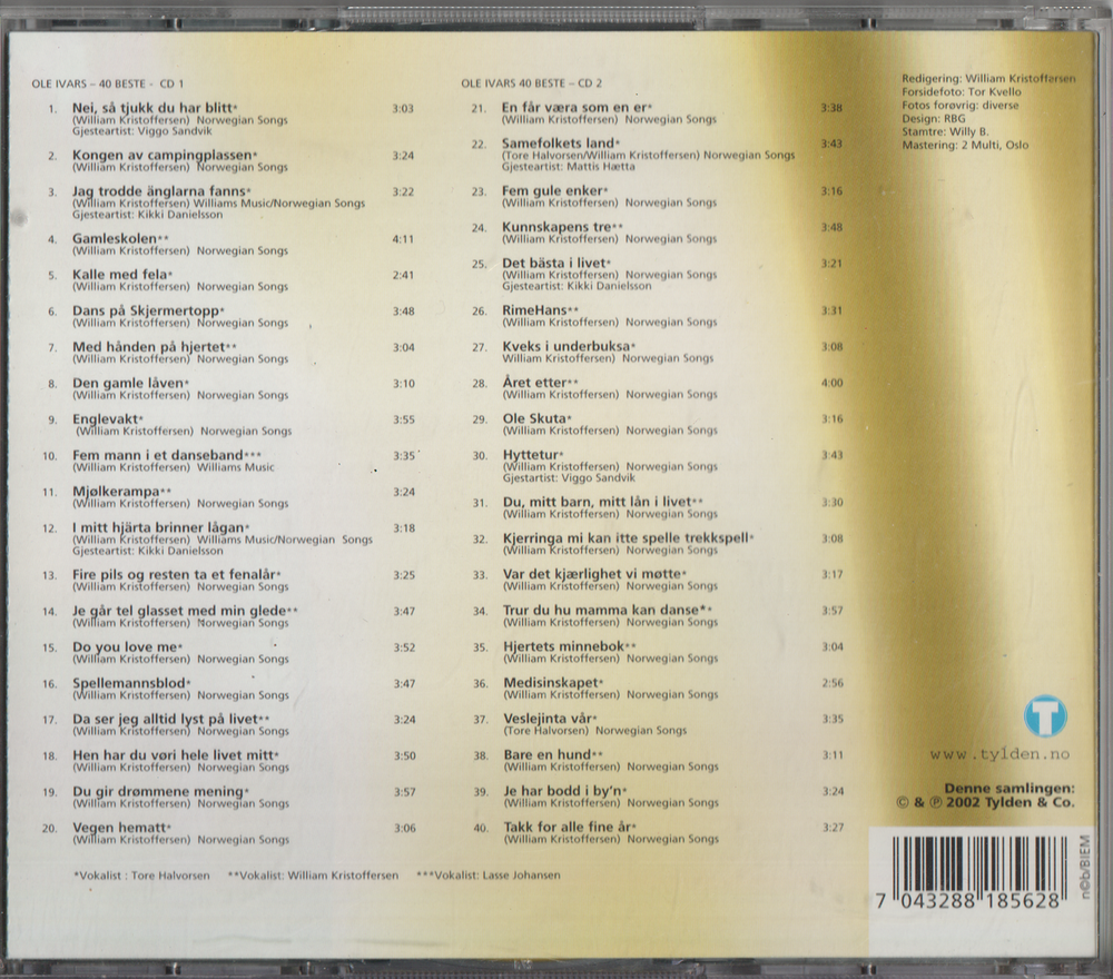 Ole Ivars - 40 Beste (2004)