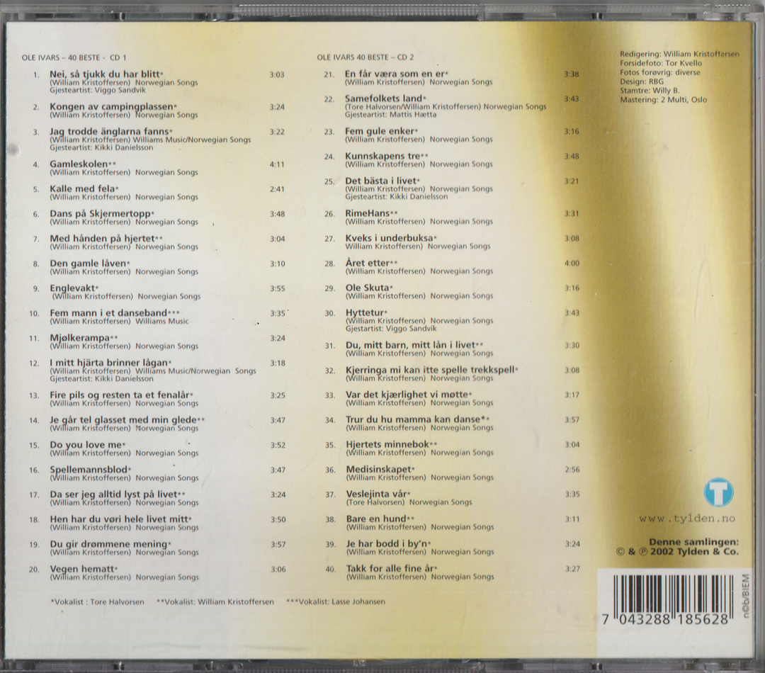 Ole Ivars - 40 Beste (2004)