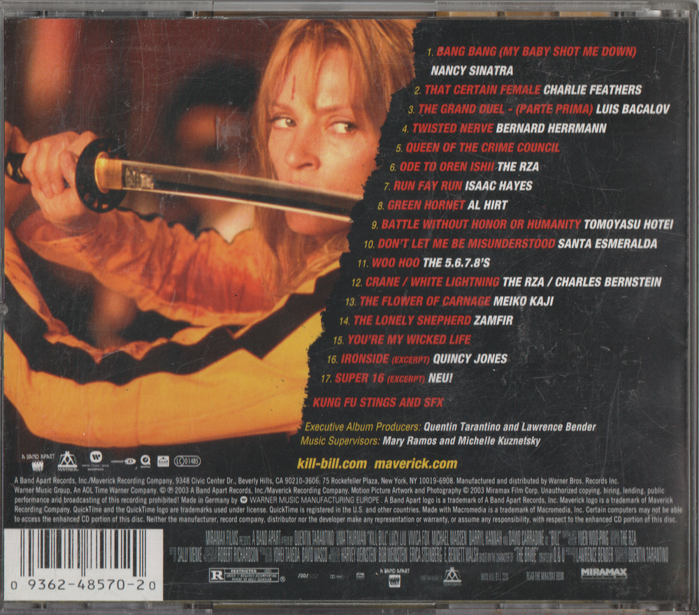 Various Artists - Kill Bill Vol. 1: Original Soundtrack (2003)