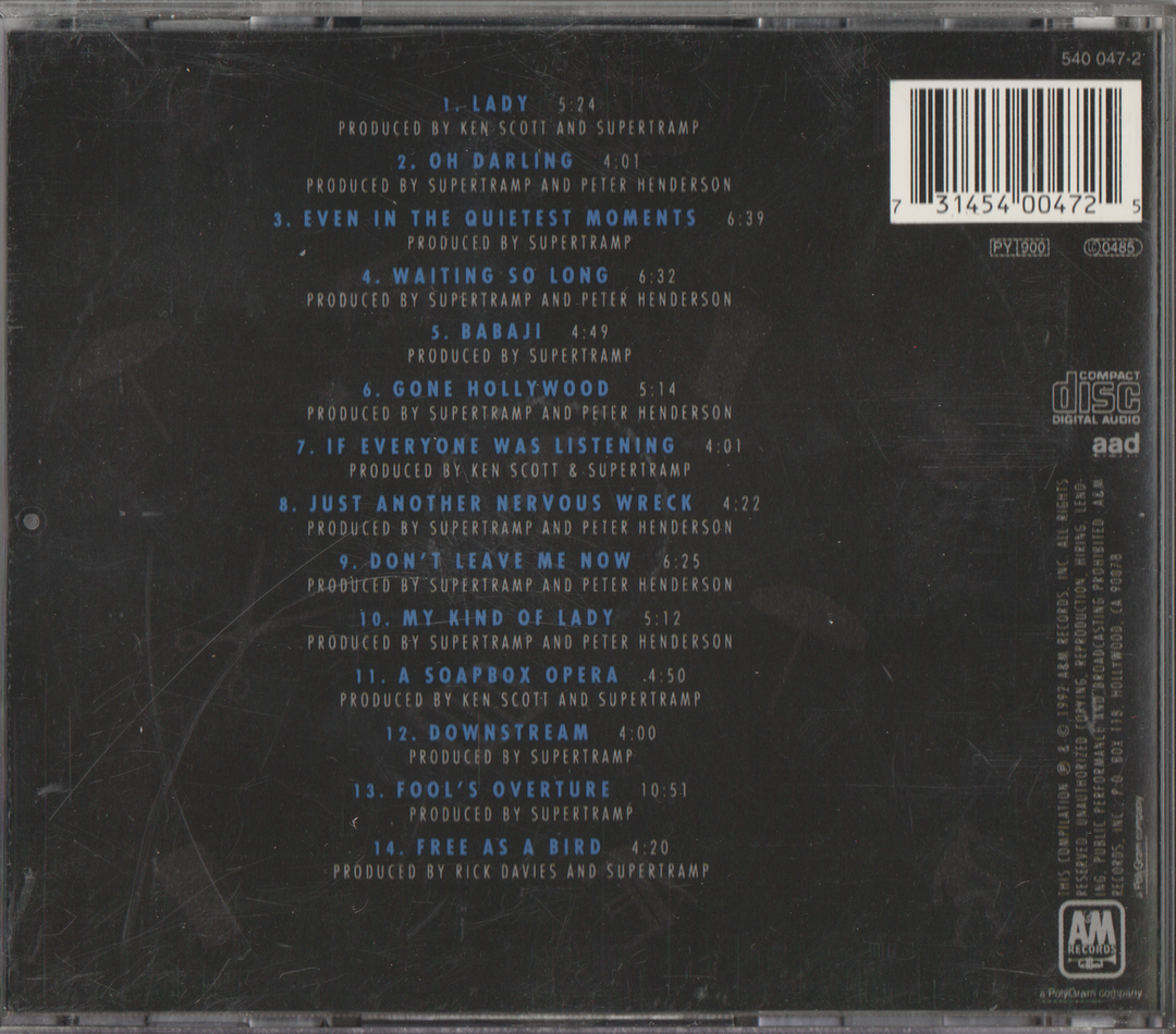 Supertramp - The Very Best of Supertramp 2 (1992)