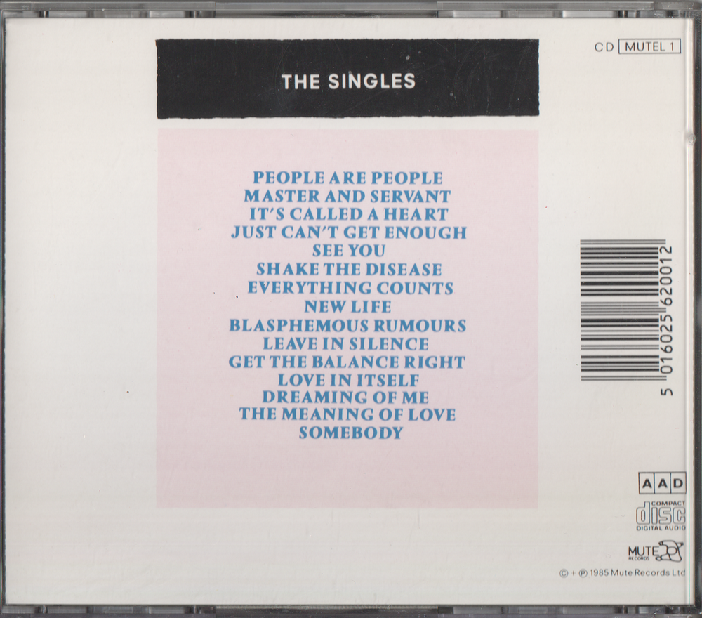 Depeche Mode - The Singles 81 ➔ 85 (1985)