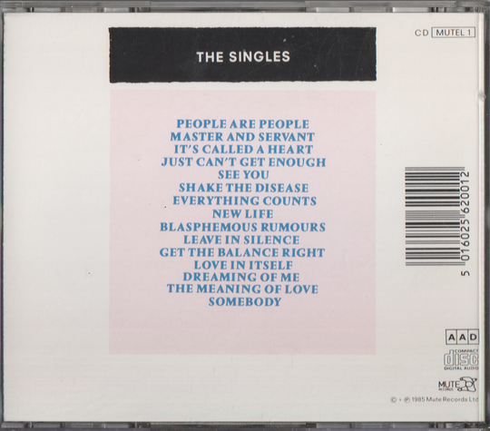Depeche Mode - The Singles 81 ➔ 85 (1985)