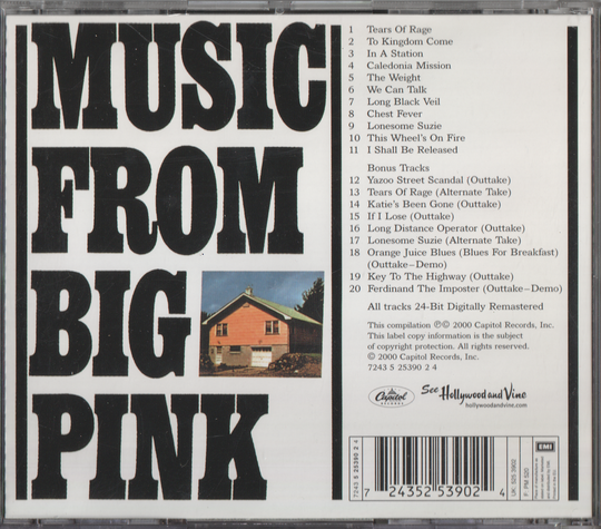 The Band - Music from Big Pink: Remastered (2000)